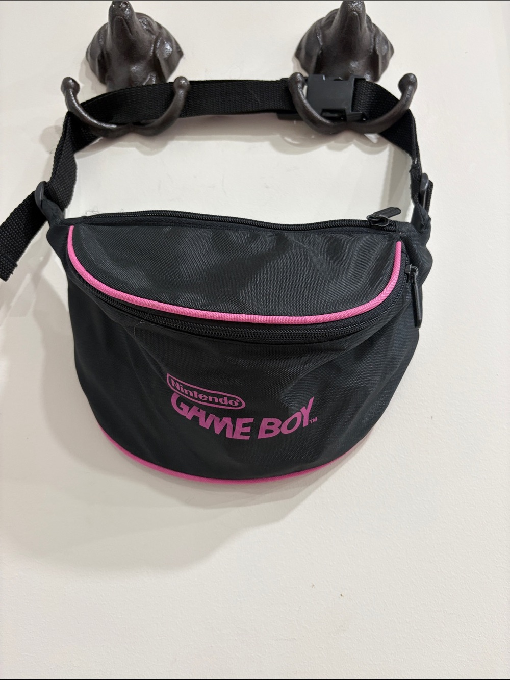 Nintendo Black and Pink Game Boy Crossbody Bag